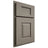 Shiloh Cabinetry Partial Overlay Summit White Oak Quarter Sawn Thyme Door