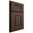 Shiloh Cabinetry Partial Overlay Summit White Oak Rift Cut Braun Door