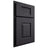 Shiloh Cabinetry Partial Overlay Summit White Oak Rift Cut Harbor Door