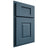 Shiloh Cabinetry Partial Overlay Summit White Oak Rift Cut Hudson Door
