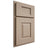 Shiloh Cabinetry Partial Overlay Summit White Oak Rift Cut Straw Door