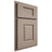 Shiloh Cabinetry Partial Overlay Summit White Oak Rift Cut Whitewash Door