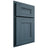 Shiloh Cabinetry Partial Overlay Tahoe Hickory Plain Cut Hudson Door
