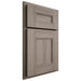 Shiloh Cabinetry Partial Overlay Tahoe Hickory Plain Cut Sterling Door