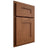 Shiloh Cabinetry Partial Overlay Tahoe Red Oak Plain Cut Braun Door
