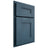 Shiloh Cabinetry Partial Overlay Tahoe Red Oak Plain Cut Hudson Door