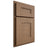 Shiloh Cabinetry Partial Overlay Tahoe White Oak Plain Cut Medium Door