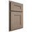 Shiloh Cabinetry Partial Overlay Tahoe White Oak Quarter Sawn Almond Door