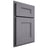 Shiloh Cabinetry Partial Overlay Tahoe White Oak Quarter Sawn Cadet Door