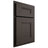 Shiloh Cabinetry Partial Overlay Tahoe White Oak Quarter Sawn Creekside Door
