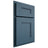 Shiloh Cabinetry Partial Overlay Tahoe White Oak Quarter Sawn Hudson Door