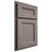 Shiloh Cabinetry Partial Overlay Ward Alder Plain Cut Stonehenge Door