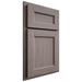 Shiloh Cabinetry Partial Overlay Ward Alder Plain Cut Stonehenge Door