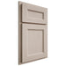 Shiloh Cabinetry Partial Overlay Ward Alder Plain Cut White Sands Door