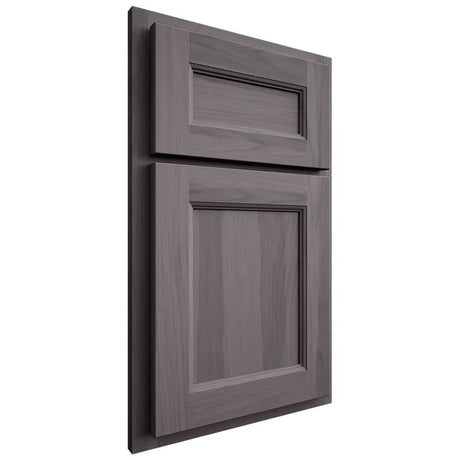 Shiloh Cabinetry Partial Overlay Ward Hickory Plain Cut Cadet Door