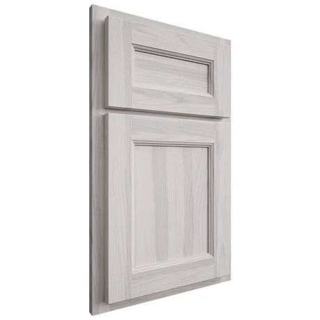 Shiloh Cabinetry Partial Overlay Ward Hickory Plain Cut Cotton Door