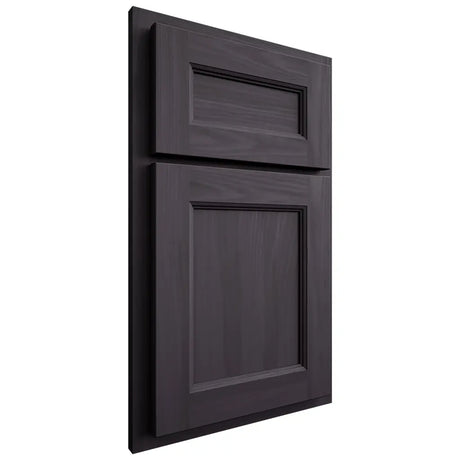 Shiloh Cabinetry Partial Overlay Ward Hickory Plain Cut Harbor Door