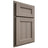 Shiloh Cabinetry Partial Overlay Ward Hickory Plain Cut Sterling Door