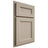Shiloh Cabinetry Partial Overlay Ward Maple Plain Cut Pebble Door