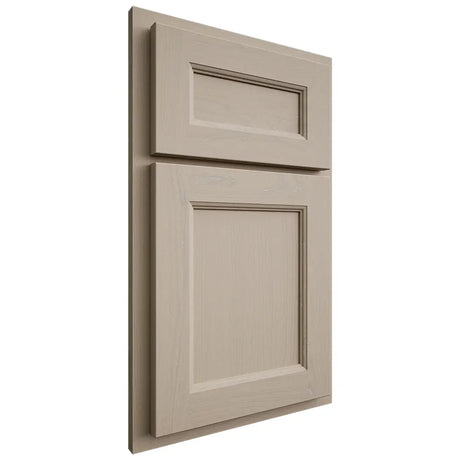 Shiloh Cabinetry Partial Overlay Ward Maple Plain Cut Pebble Door