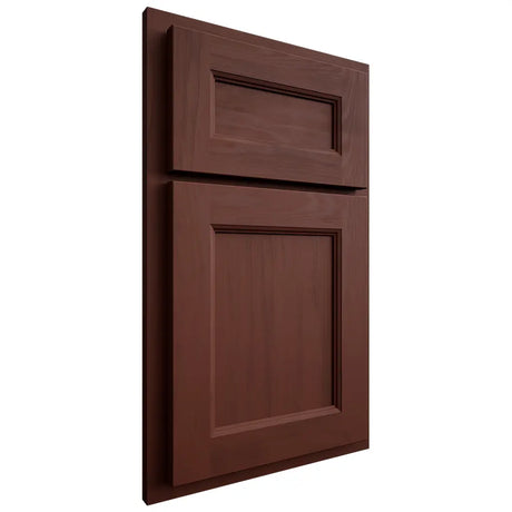 Shiloh Cabinetry Partial Overlay Ward Maple Plain Cut Sable Door