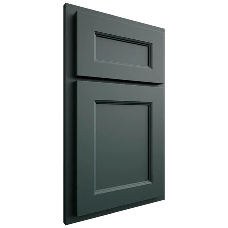 Shiloh Cabinetry Partial Overlay Ward Paintable Billiard Green Door