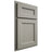 Shiloh Cabinetry Partial Overlay Ward Paintable Evergreen Fog Door
