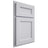 Shiloh Cabinetry Partial Overlay Ward Paintable Upward Door