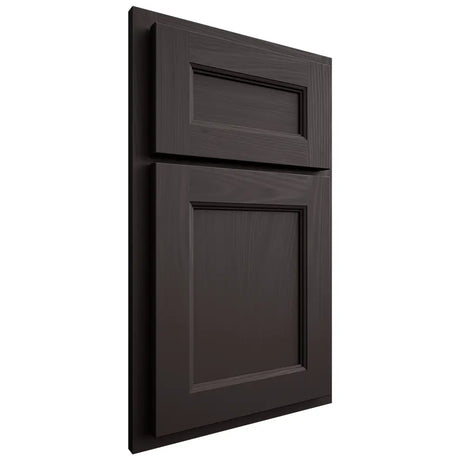 Shiloh Cabinetry Partial Overlay Ward Poplar Plain Cut Carbon Door