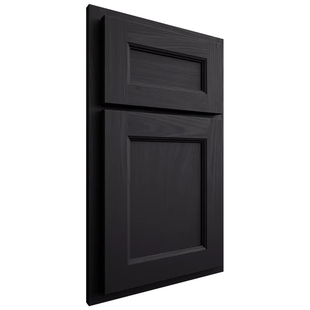 Shiloh Cabinetry Partial Overlay Ward Poplar Plain Cut Harbor Door