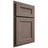 Shiloh Cabinetry Partial Overlay Ward Poplar Plain Cut River Rock Door