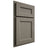 Shiloh Cabinetry Partial Overlay Ward Poplar Plain Cut Thyme Door