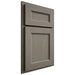 Shiloh Cabinetry Partial Overlay Ward Poplar Plain Cut Thyme Door