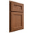 Shiloh Cabinetry Partial Overlay Ward Red Oak Plain Cut Braun Door