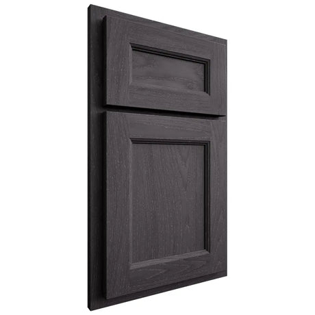 Shiloh Cabinetry Partial Overlay Ward Red Oak Plain Cut Harbor Door