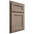Shiloh Cabinetry Partial Overlay Ward White Oak Plain Cut Almond Door
