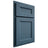 Shiloh Cabinetry Partial Overlay Ward White Oak Plain Cut Hudson Door