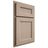 Shiloh Cabinetry Partial Overlay Ward White Oak Plain Cut Straw Door