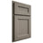 Shiloh Cabinetry Partial Overlay Ward White Oak Plain Cut Thyme Door