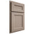 Shiloh Cabinetry Partial Overlay Ward White Oak Plain Cut Whitewash Door