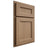 Shiloh Cabinetry Partial Overlay Ward White Oak Quarter Sawn Natural Door