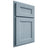 Shiloh Cabinetry Partial Overlay Ward White Oak Quarter Sawn Sky Door