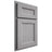 Shiloh Cabinetry Partial Overlay Ward White Oak Quarter Sawn Stratus Door