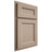 Shiloh Cabinetry Partial Overlay Ward White Oak Quarter Sawn Straw Door
