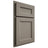 Shiloh Cabinetry Partial Overlay Ward White Oak Quarter Sawn Thyme Door