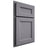 Shiloh Cabinetry Partial Overlay Ward White Oak Rift Cut Cadet Door