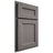 Shiloh Cabinetry Partial Overlay Ward White Oak Rift Cut Flagstone Door
