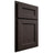 Shiloh Cabinetry Partial Overlay Ward White Oak Rift Cut Morel Door