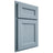 Shiloh Cabinetry Partial Overlay Ward White Oak Rift Cut Sky Door