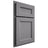 Shiloh Cabinetry Partial Overlay Ward White Oak Rift Cut Sterling Door